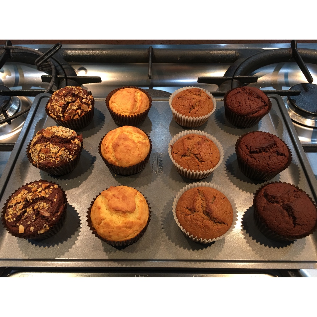 eliane0508做的星巴克蘑菇头玛芬