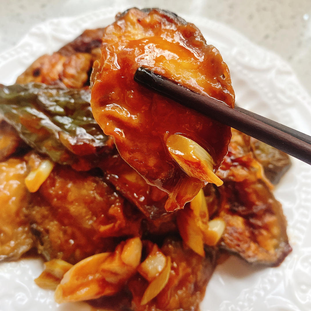 煎焖茄饼的做法