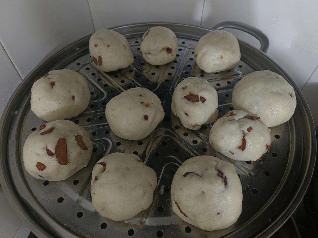 不加糖的红枣小馒头