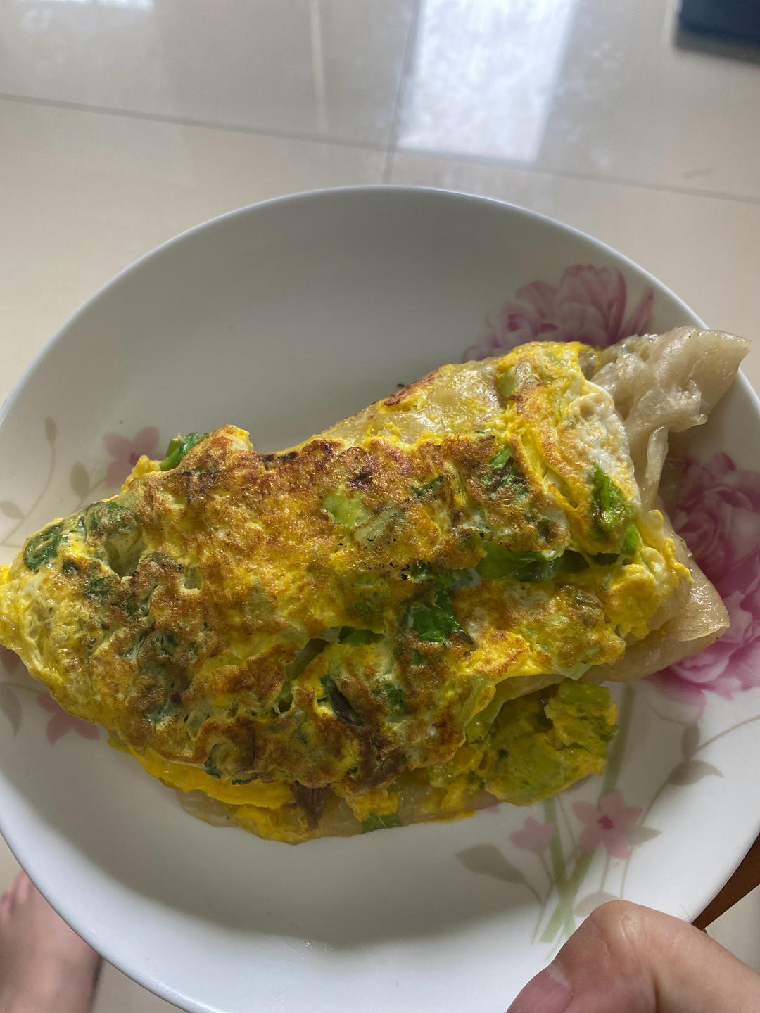 三分钟就可以做好孩子的早餐（手抓饼）