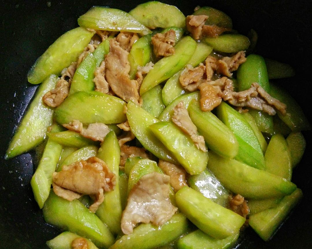 瘦肉炒青瓜
