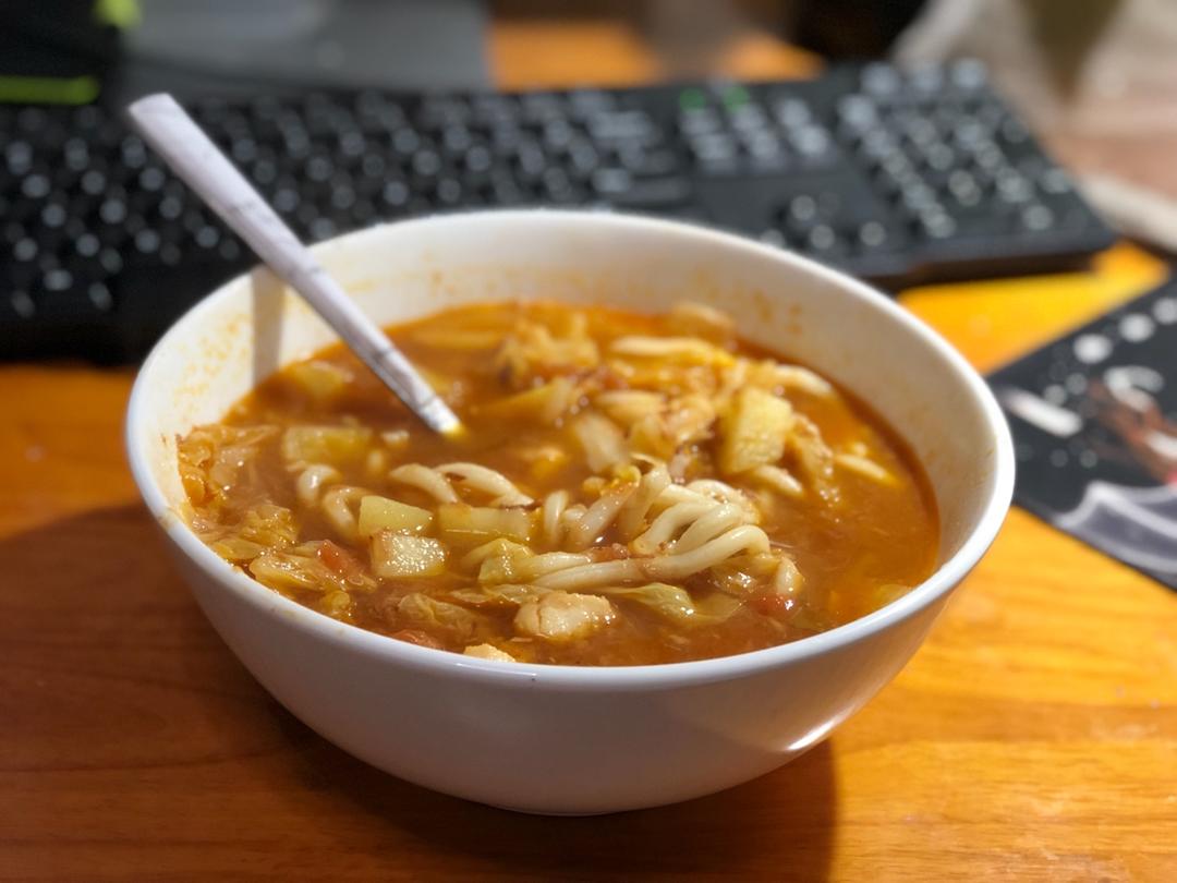咖喱乌冬....是危险的食物