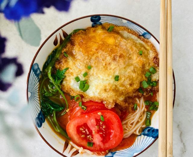 华兴街番茄煎蛋面的做法