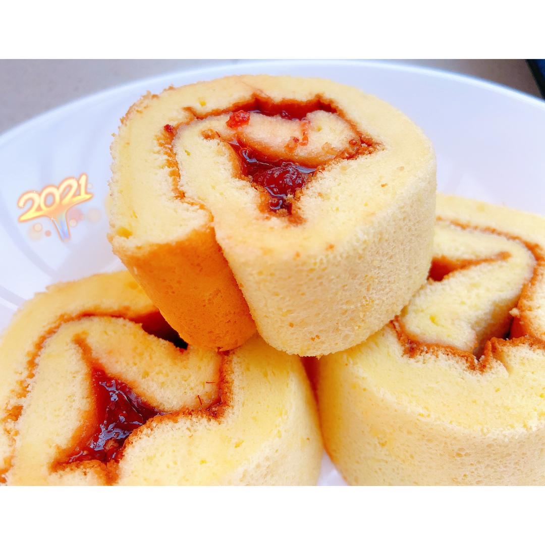 30分钟就能吃上的果酱蛋糕卷