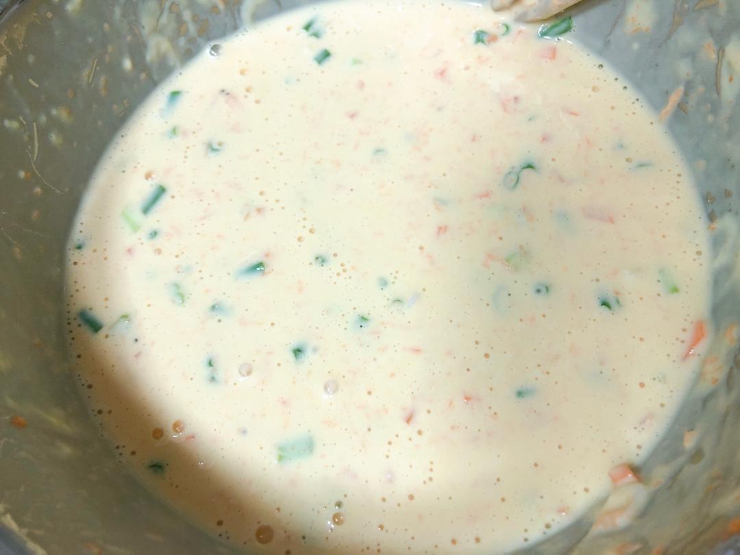 简单快手蔬菜鸡蛋煎饼