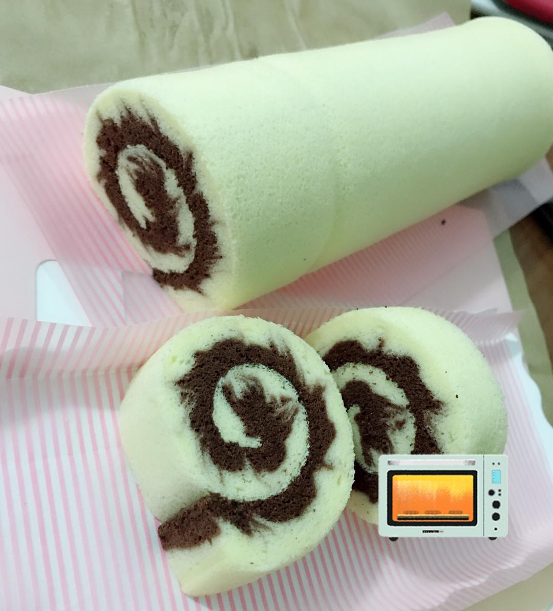 可可旋风蛋糕卷—海氏厨师机版