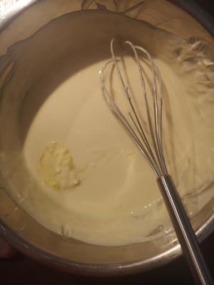 双层美味轻乳酪生日蛋糕（6寸＋8寸）的做法 步骤3