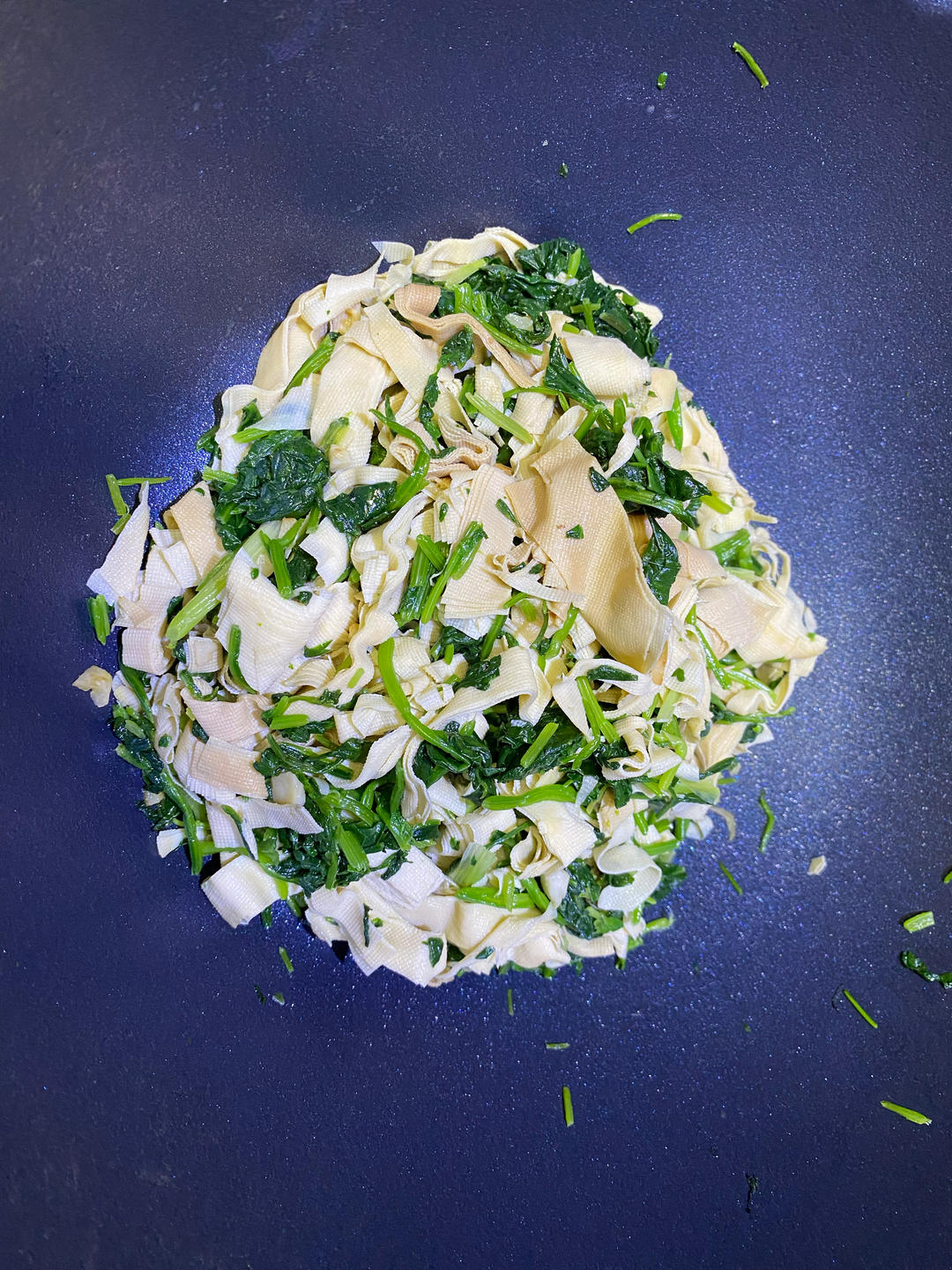 江南的春天——千张菠菜