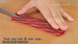 怎样做寿司卷（细卷）的做法 步骤4