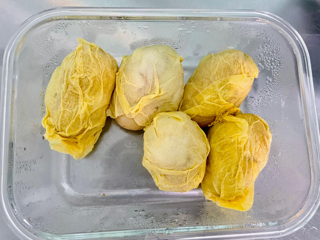微波炉版蒸土豆