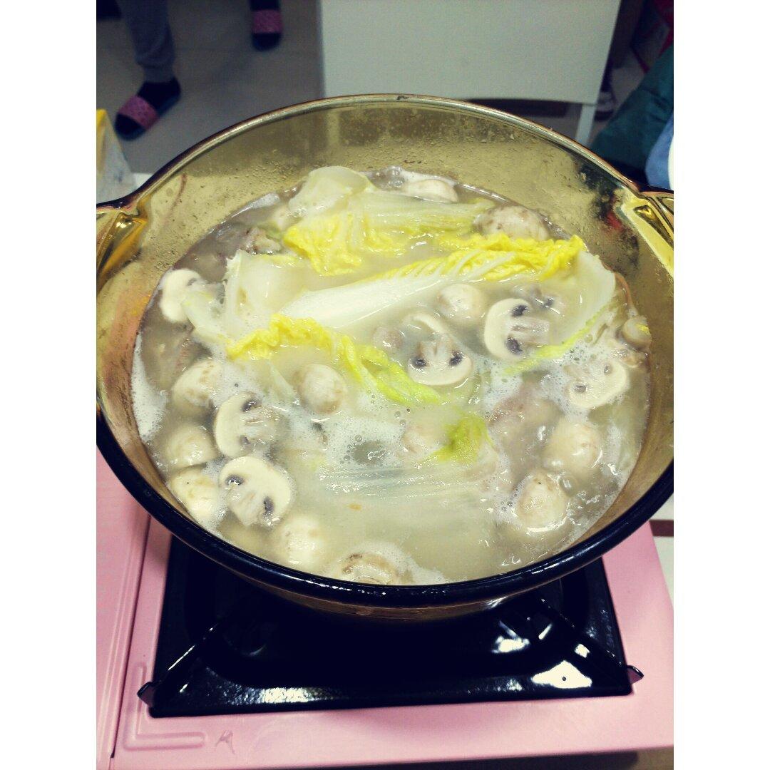 羊肉白菜粉丝煲