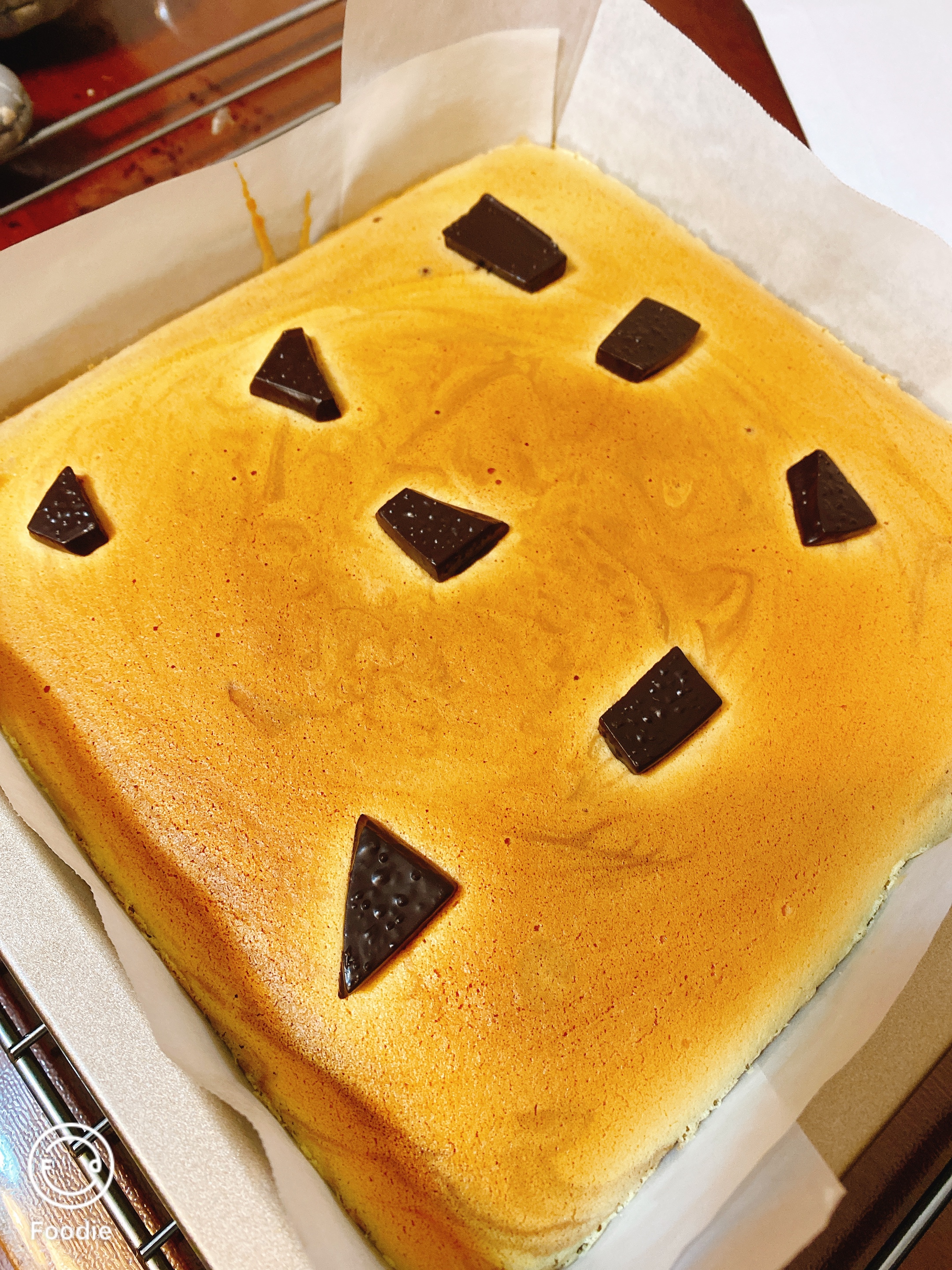 大理石纹可可轻乳酪蛋糕（可可粉/消耗奶油奶酪/不用黄油/八寸方盘）的做法
