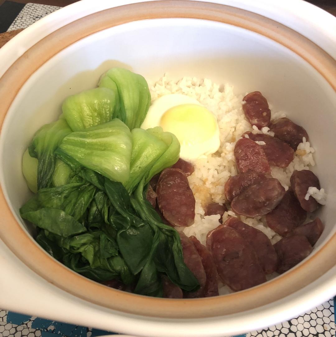 最爱腊味煲仔饭（一人食）（快手版）