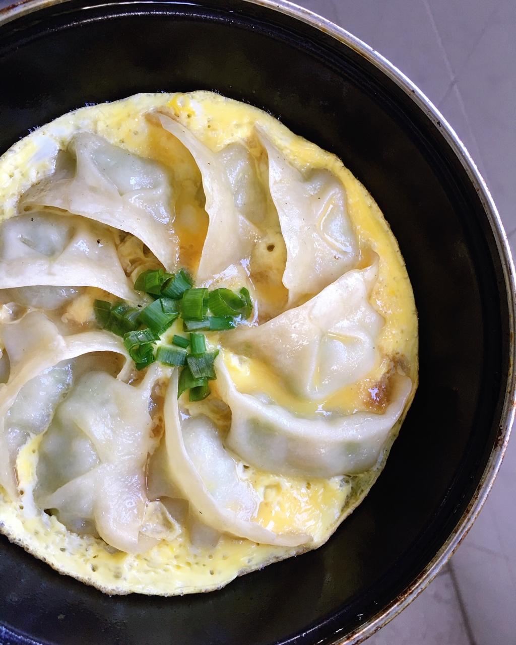 懒人快手抱蛋煎饺