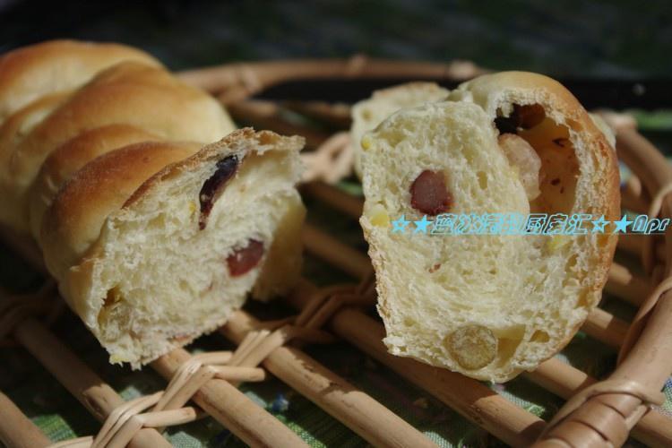 蜜豆柠檬面包的做法