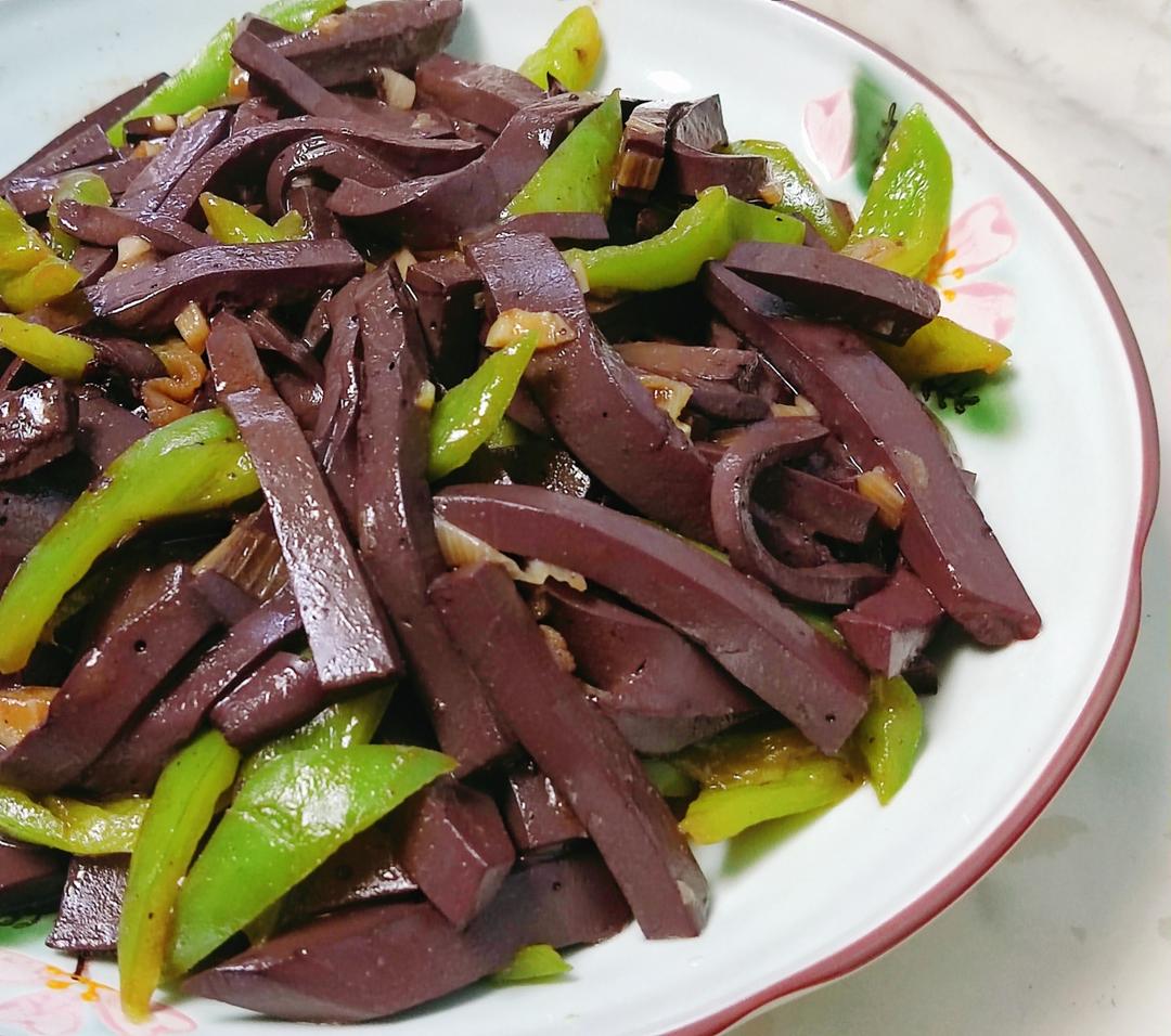 辣炒羊血