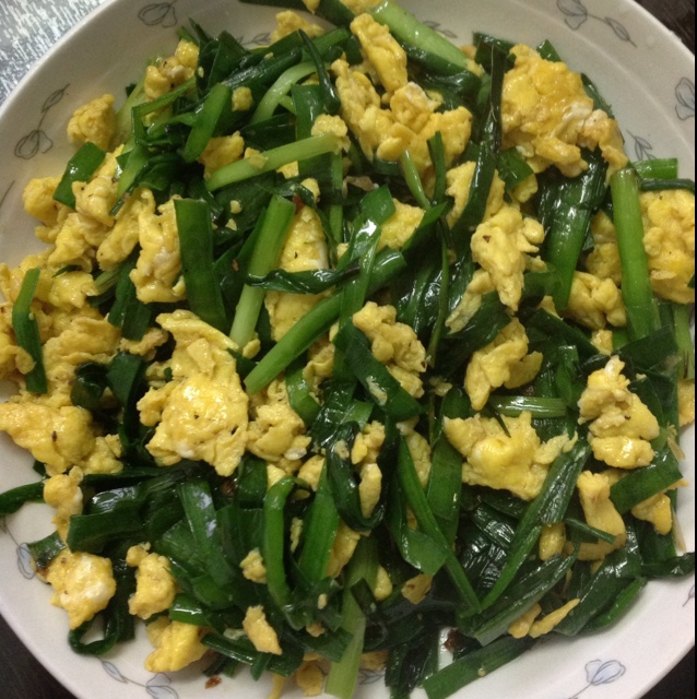 韭菜炒鸡蛋