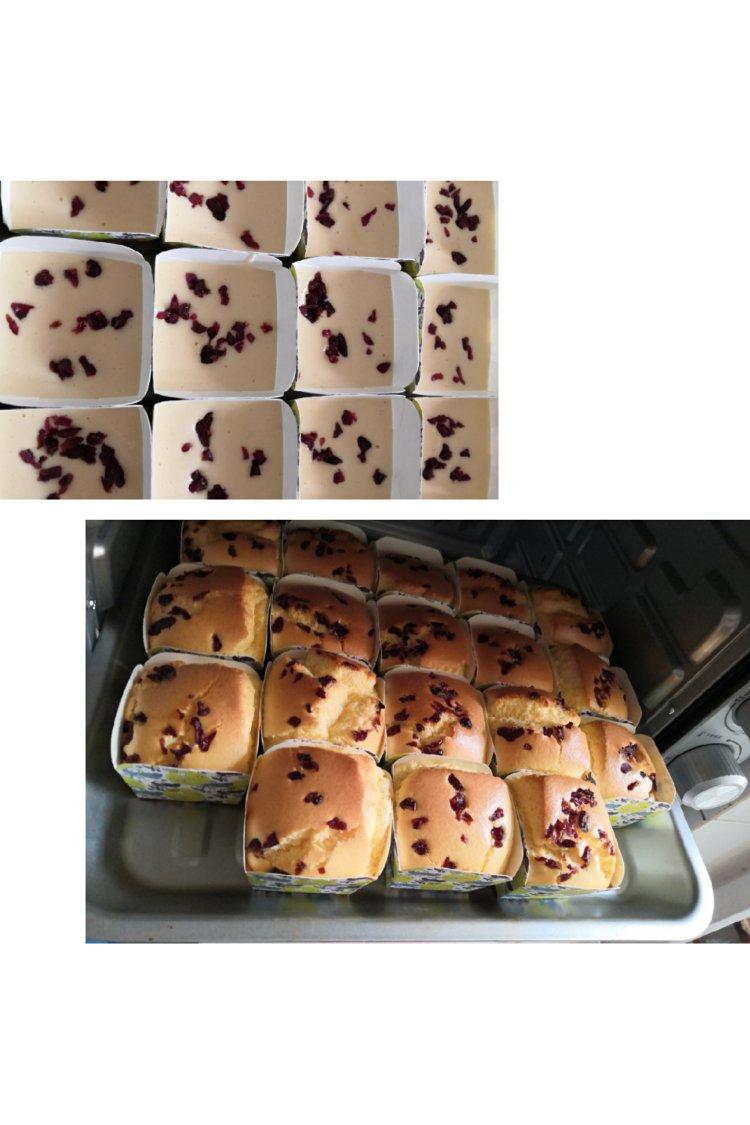 纸杯蛋糕（蔓越莓版可爱到爆）