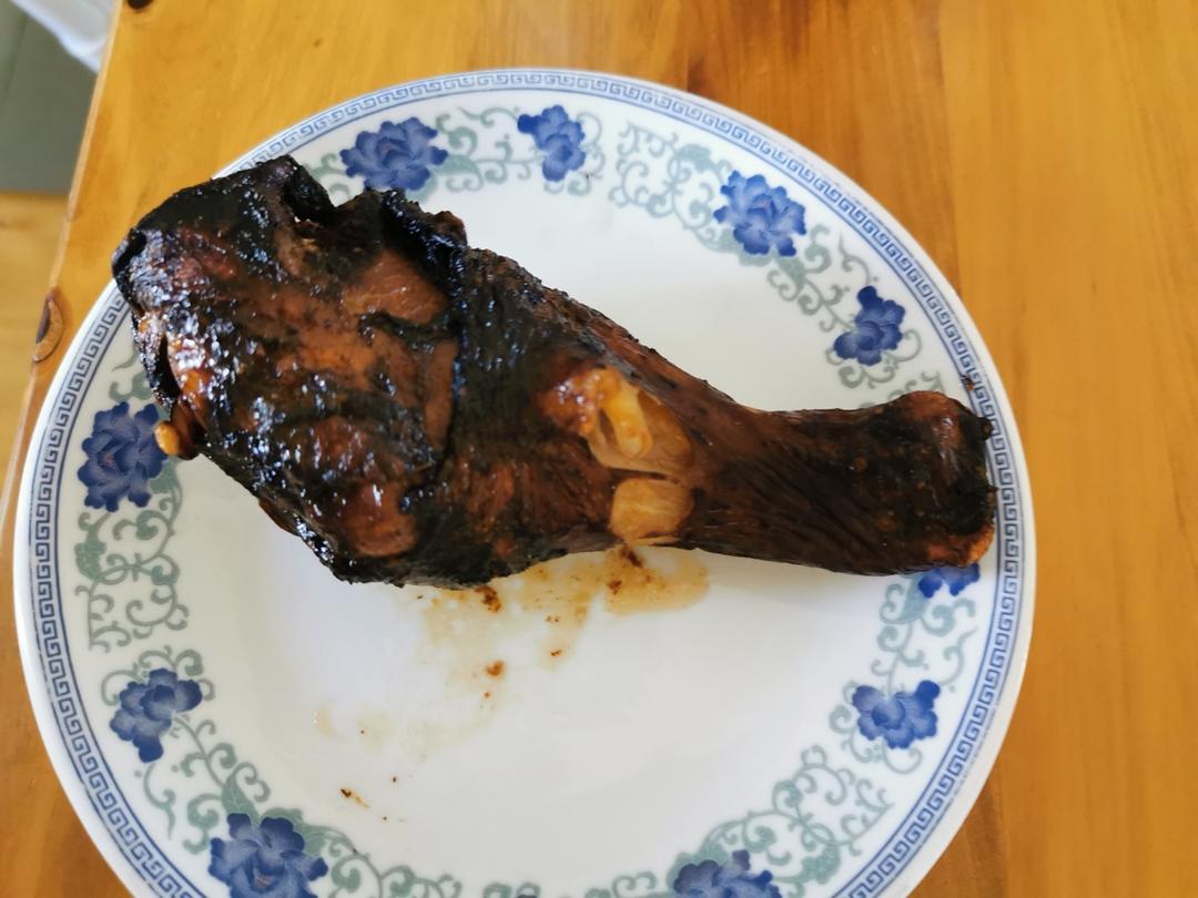 空气炸锅烤鸡腿，鲜嫩多汁