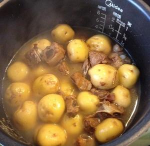 小排土豆焖饭（电饭煲）的做法 步骤5