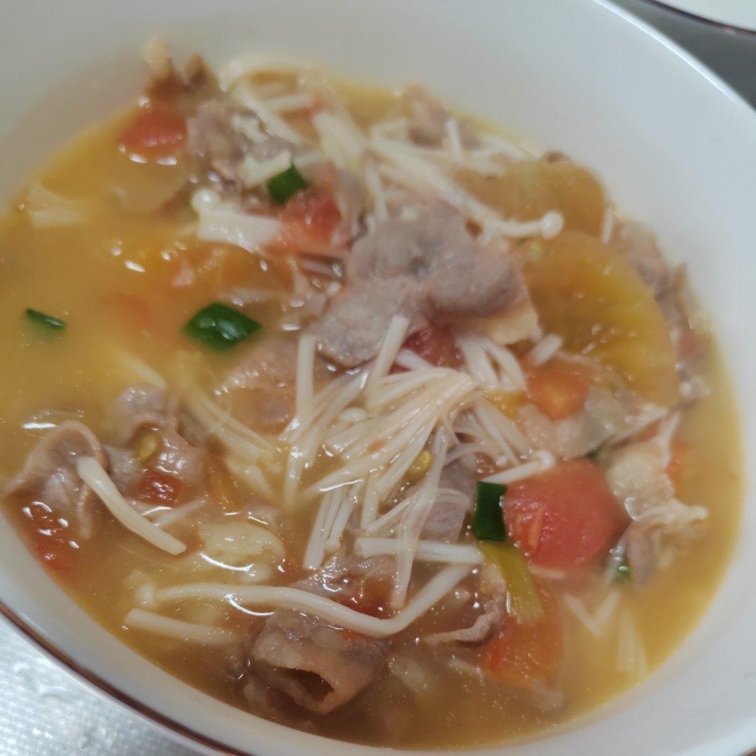 无敌下饭的番茄金针菇肥牛‼️做法简单0失败