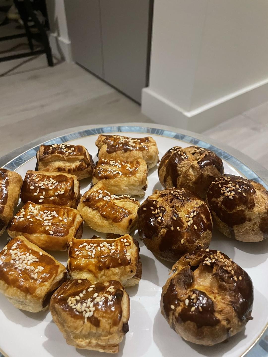 酥脆可口的豆沙一口酥