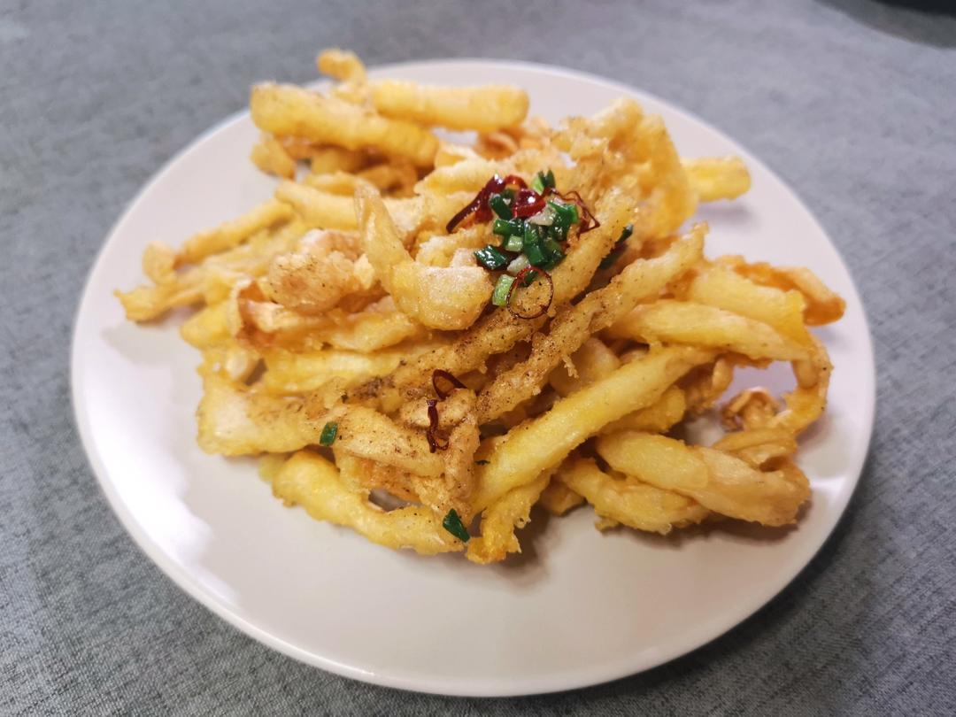 椒盐白玉菇