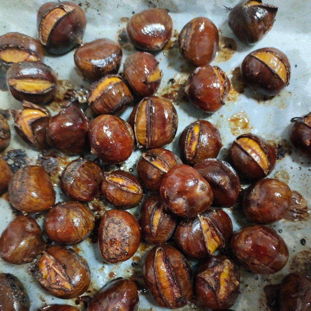 ‼️香甜软糯‼️轻松好剥㊙️烤箱版糖炒栗子