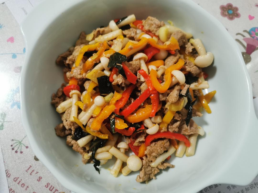 紫苏炒牛肉