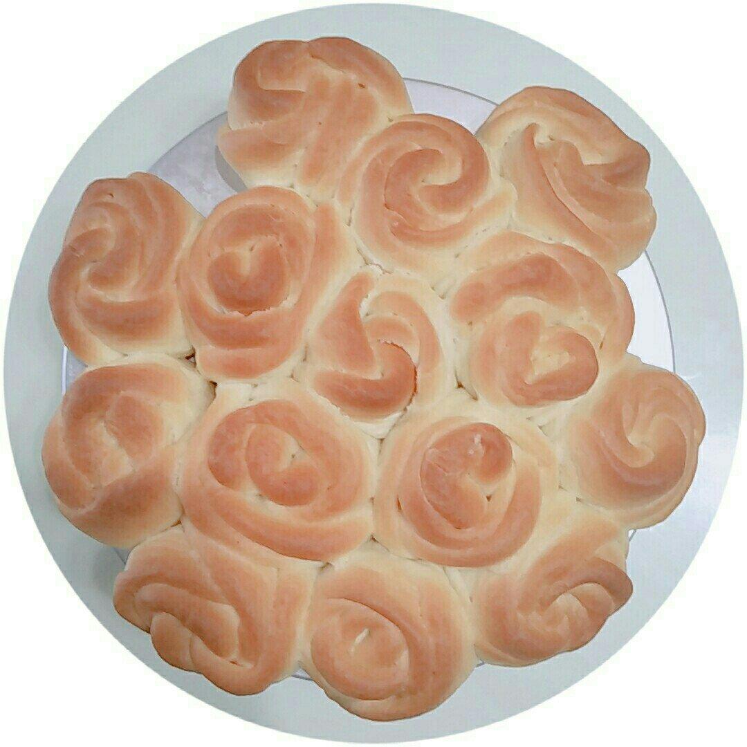玫瑰花面包