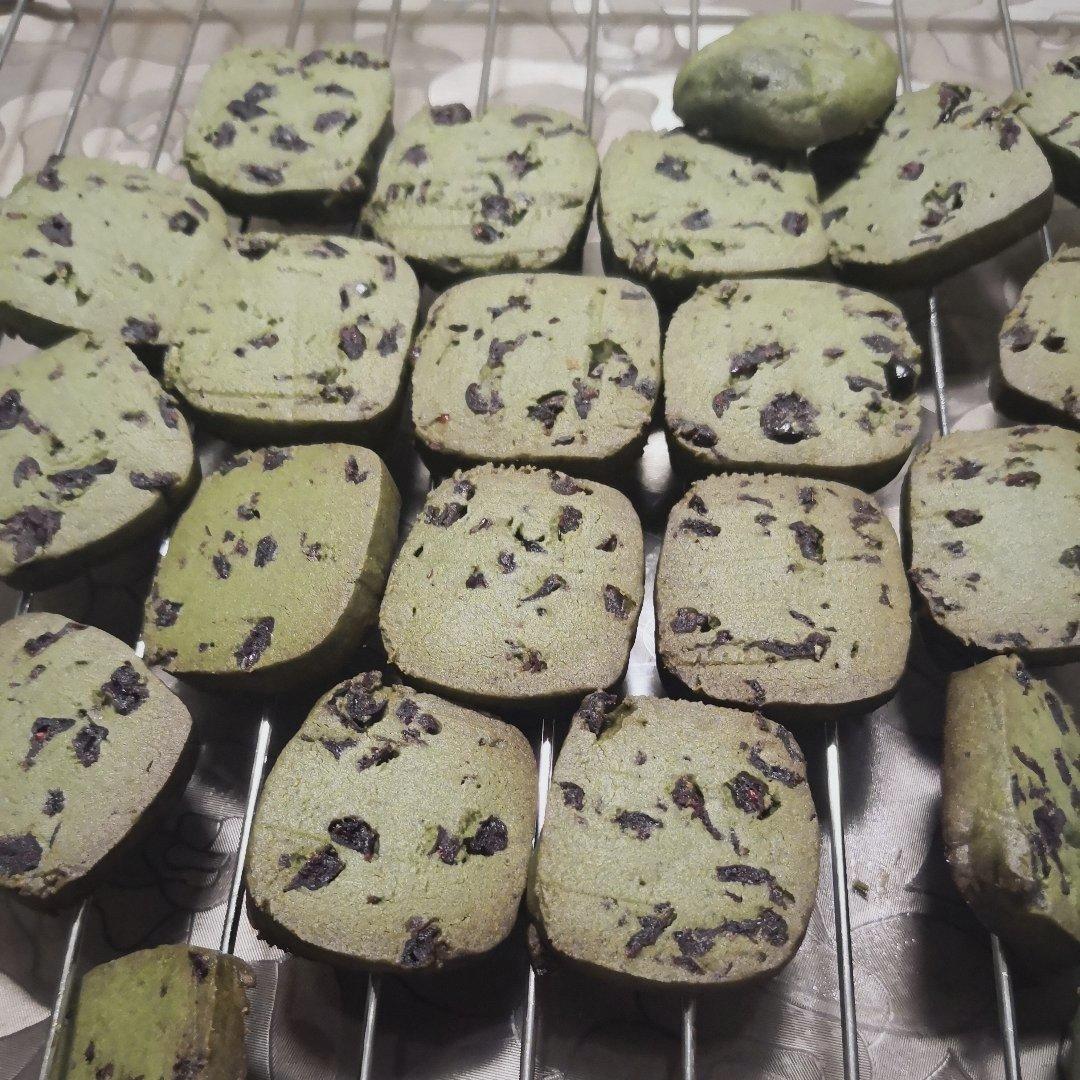 抹茶蔓越莓饼干