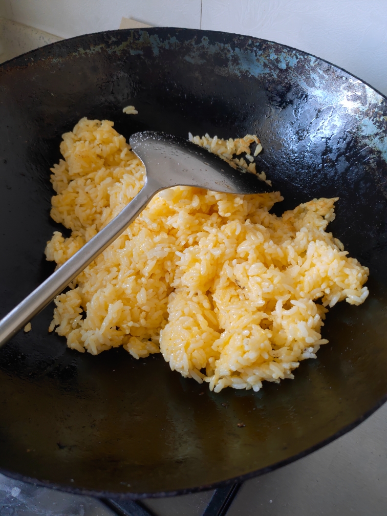 炒米饭蛋炒饭二十分钟快手家常的做法 步骤8