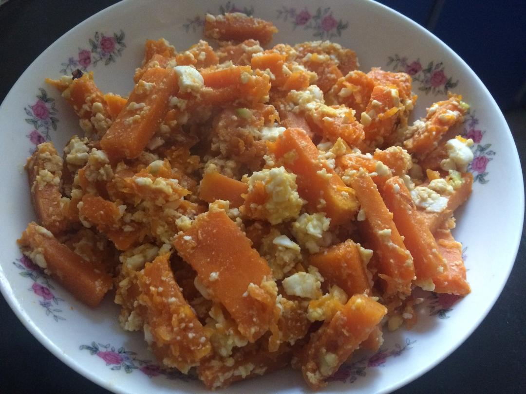 咸蛋焗南瓜（全蛋版）