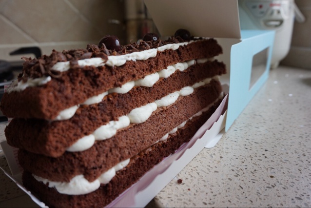 小嶋老师的橘味利口酒风味巧克力蛋糕