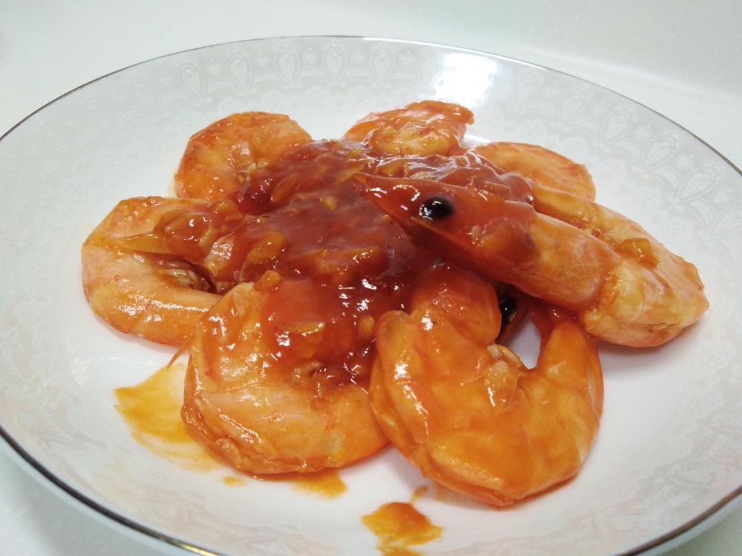 简单的番茄大虾