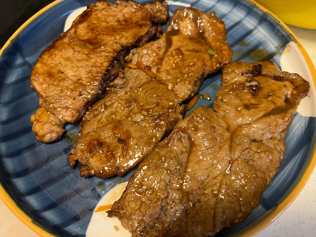 「正宗韩式烤肉」调味牛肉的腌制秘诀