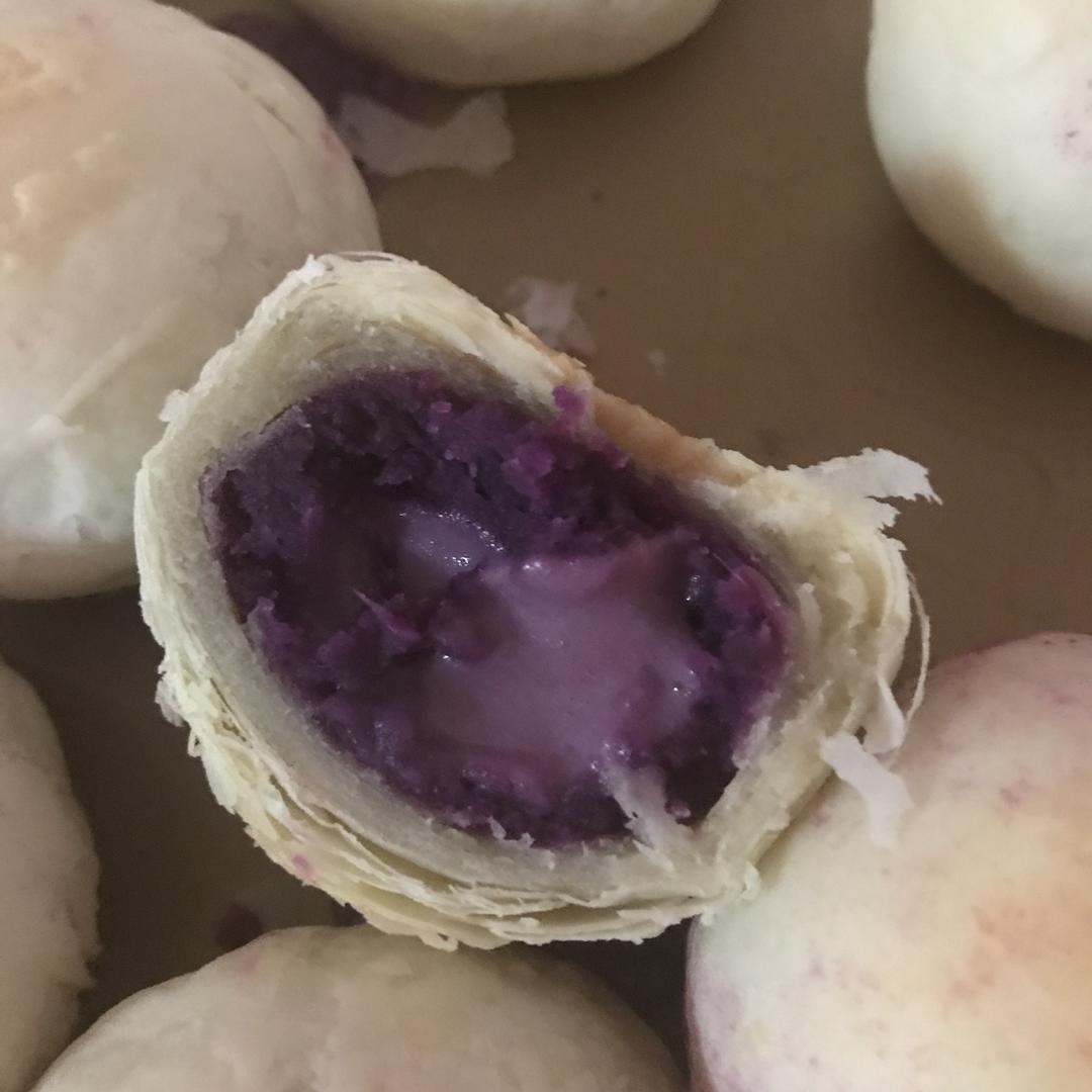 🍠流心紫薯月饼🍥