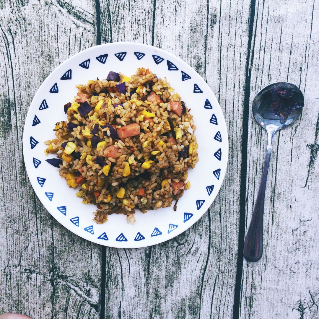 酱油素炒饭