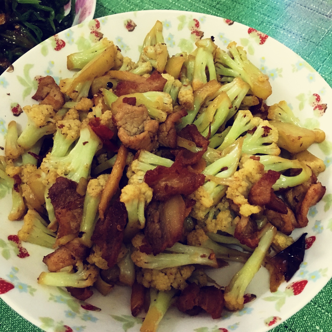 干锅花菜-新手下厨 Fried Chinese Cauliflower