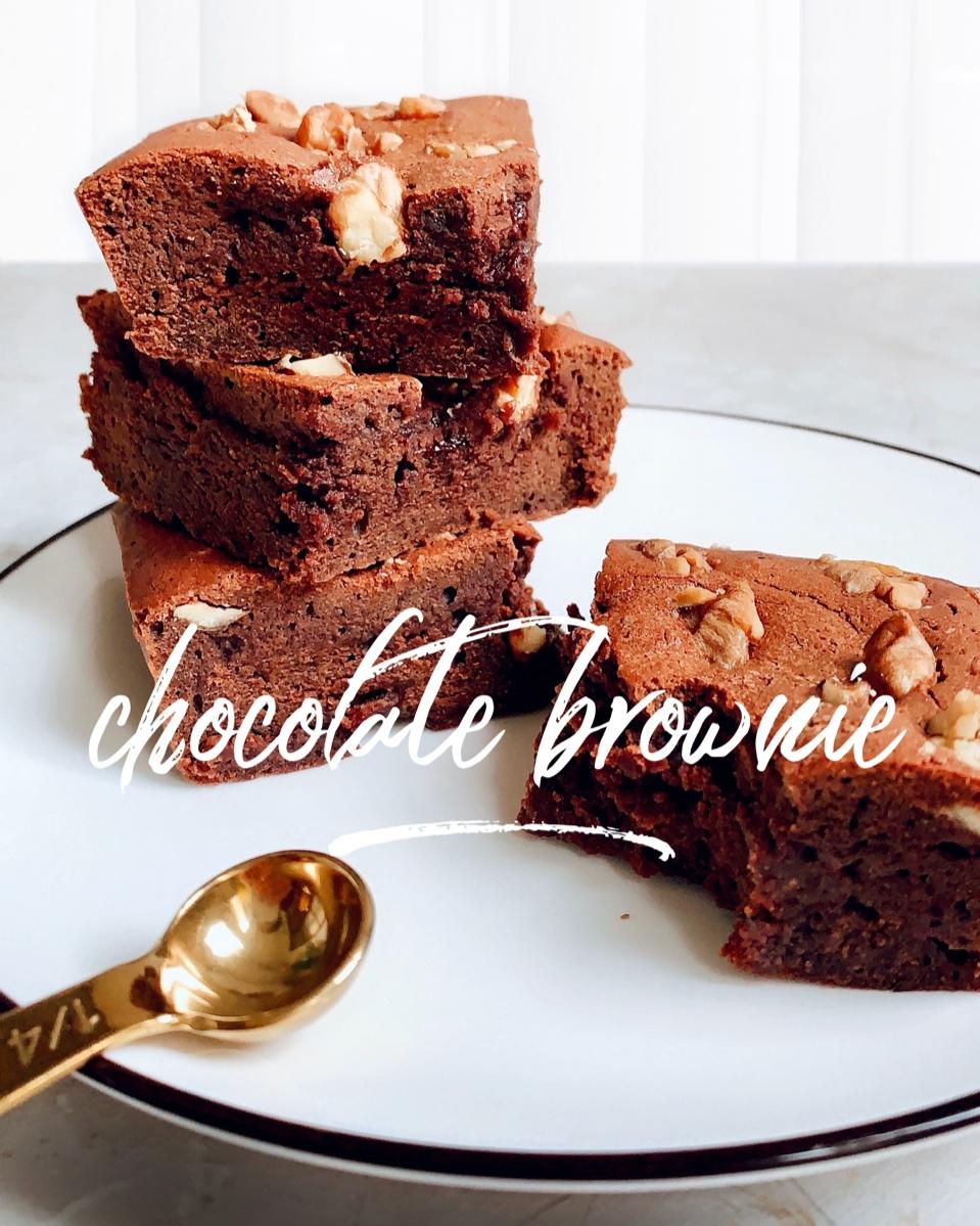 美式经典配方：巧克力布朗尼（The Perfect Brownies)