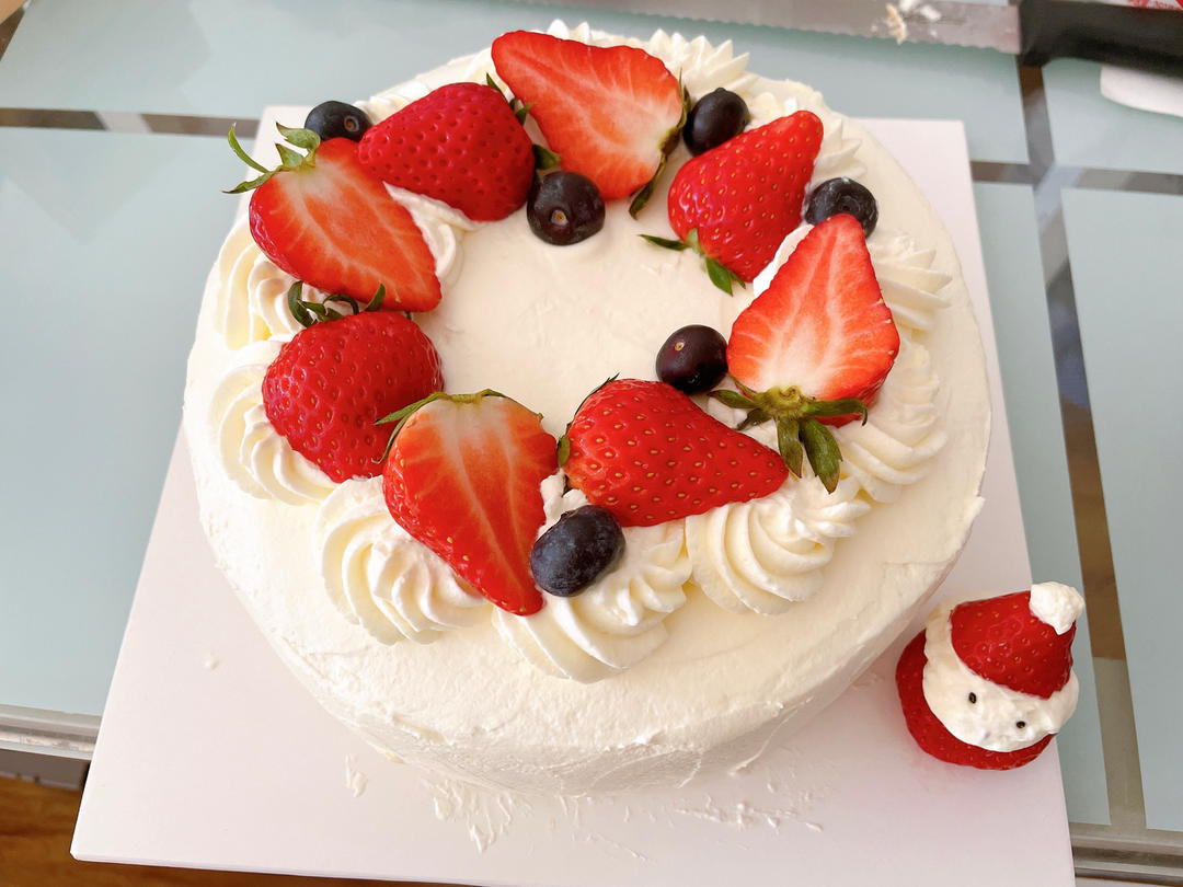 《Tinrry+》草莓奶油蛋糕（8寸配方）