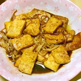 金针菇焖豆腐