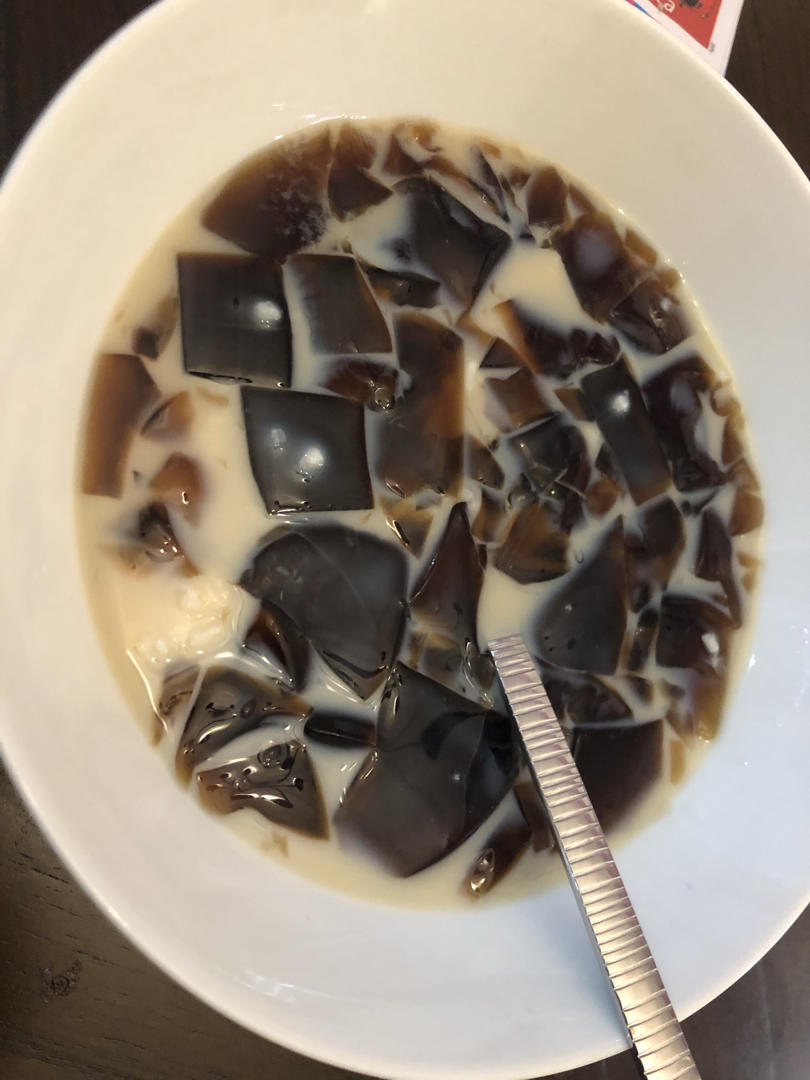 冰粉粉咖啡冻