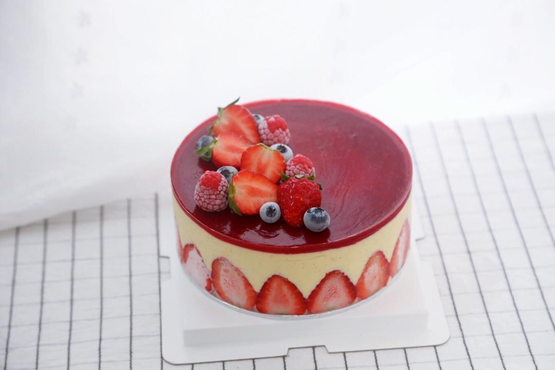 法式草莓蛋糕fraisier【厨studio 】课后作业帖