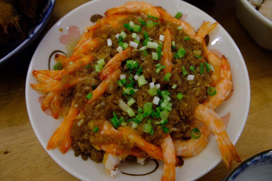 0失败的蒜茸酱粉丝蒸虾🦐🦐🦐（蒜茸酱衍生菜谱）