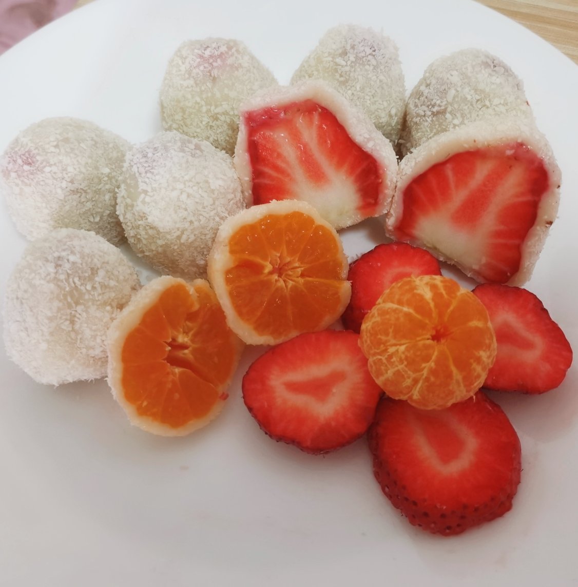 草莓🍓/橘子🍊大福|水果糯米糍