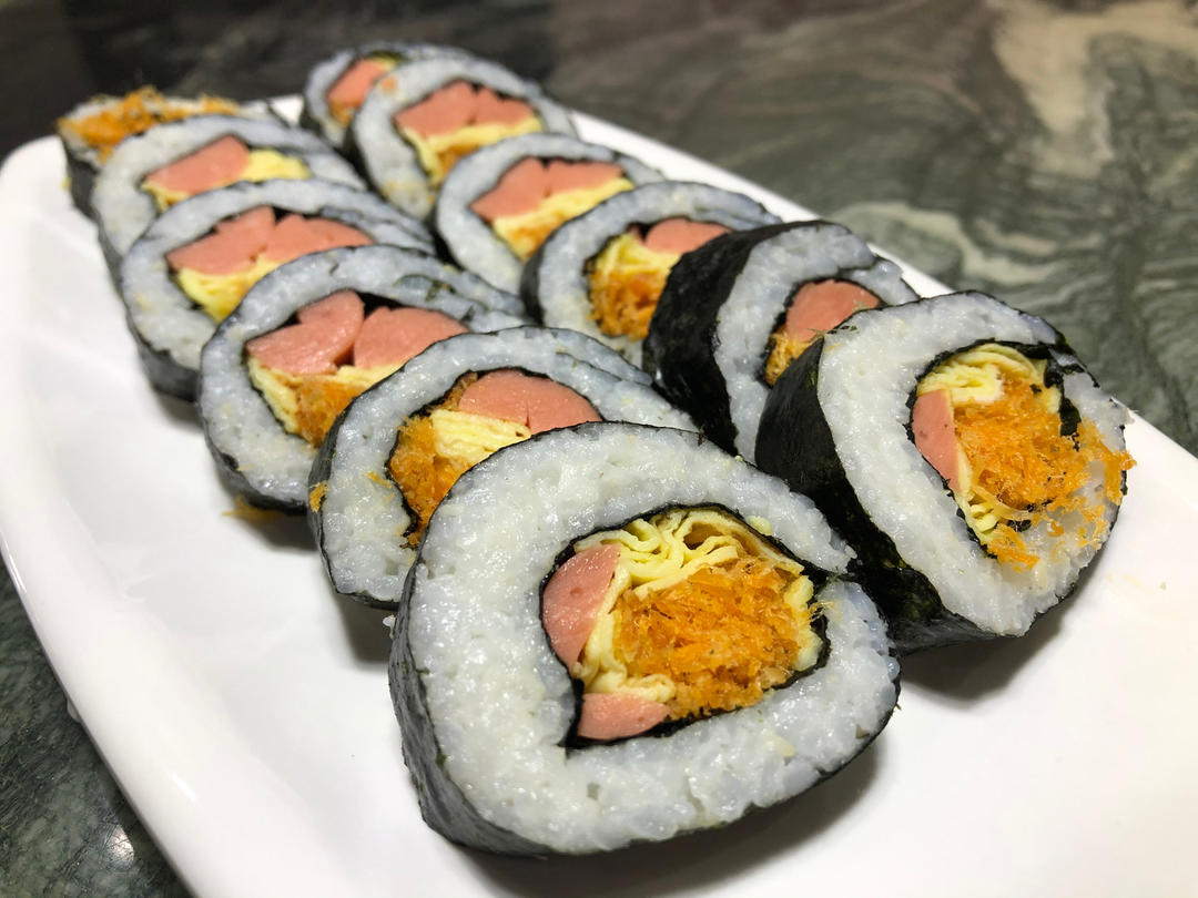 高颜值的紫菜包饭