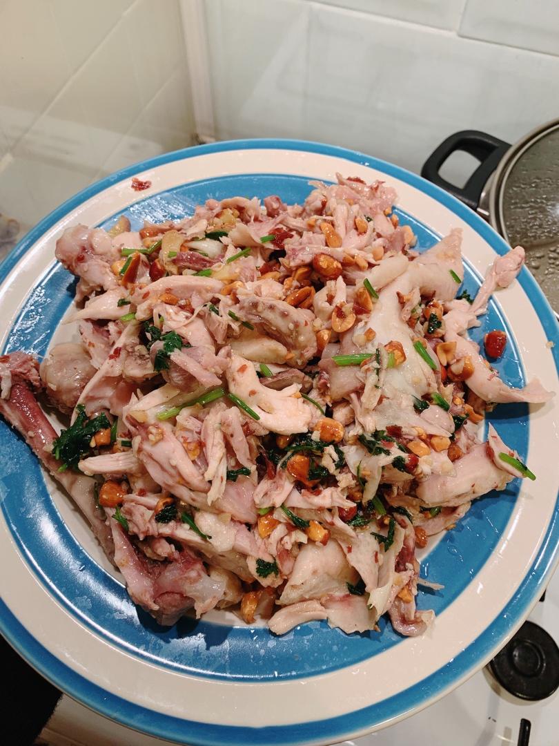 盐焗手撕鸡（超下饭）