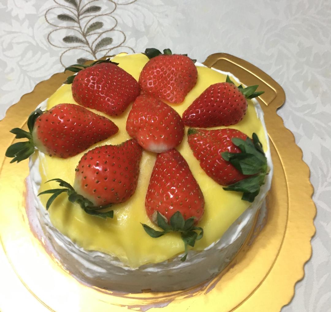草莓千层饼