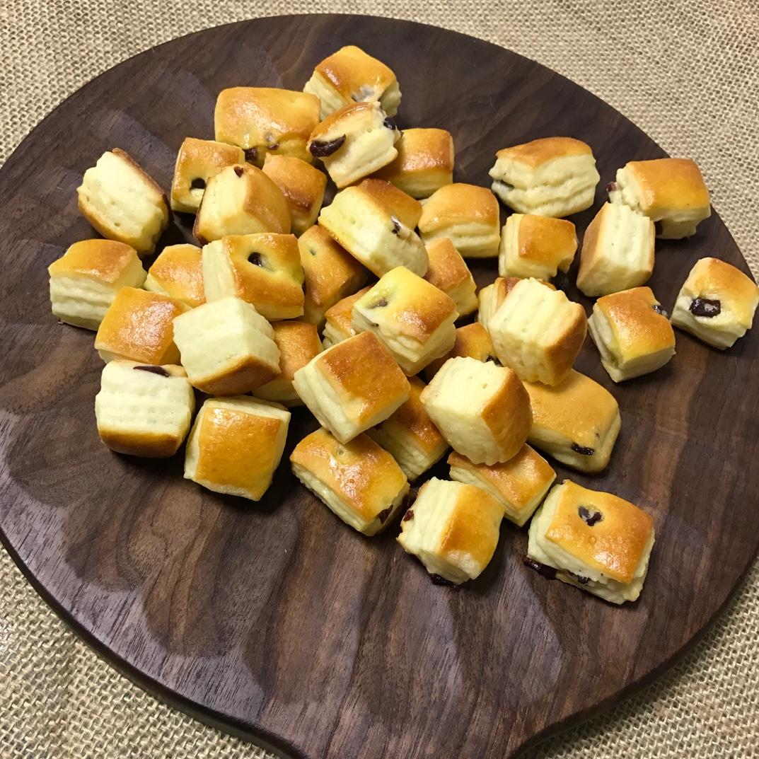 蔓越莓优格小面包块